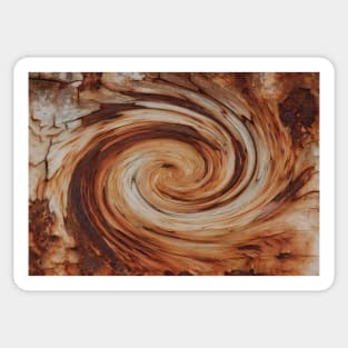 Orange Galaxy Sticker